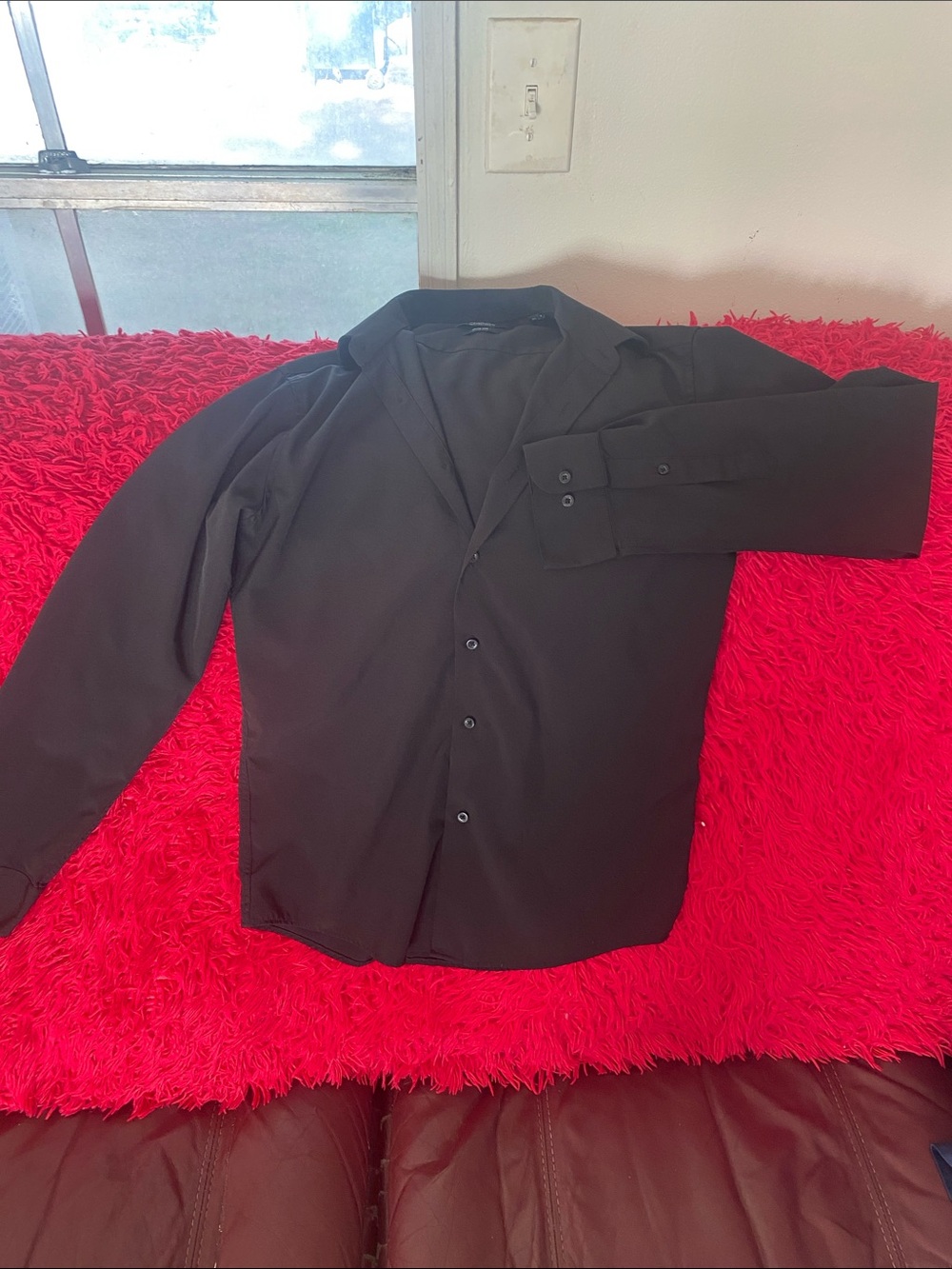 Classic Black Button-Up Shirt